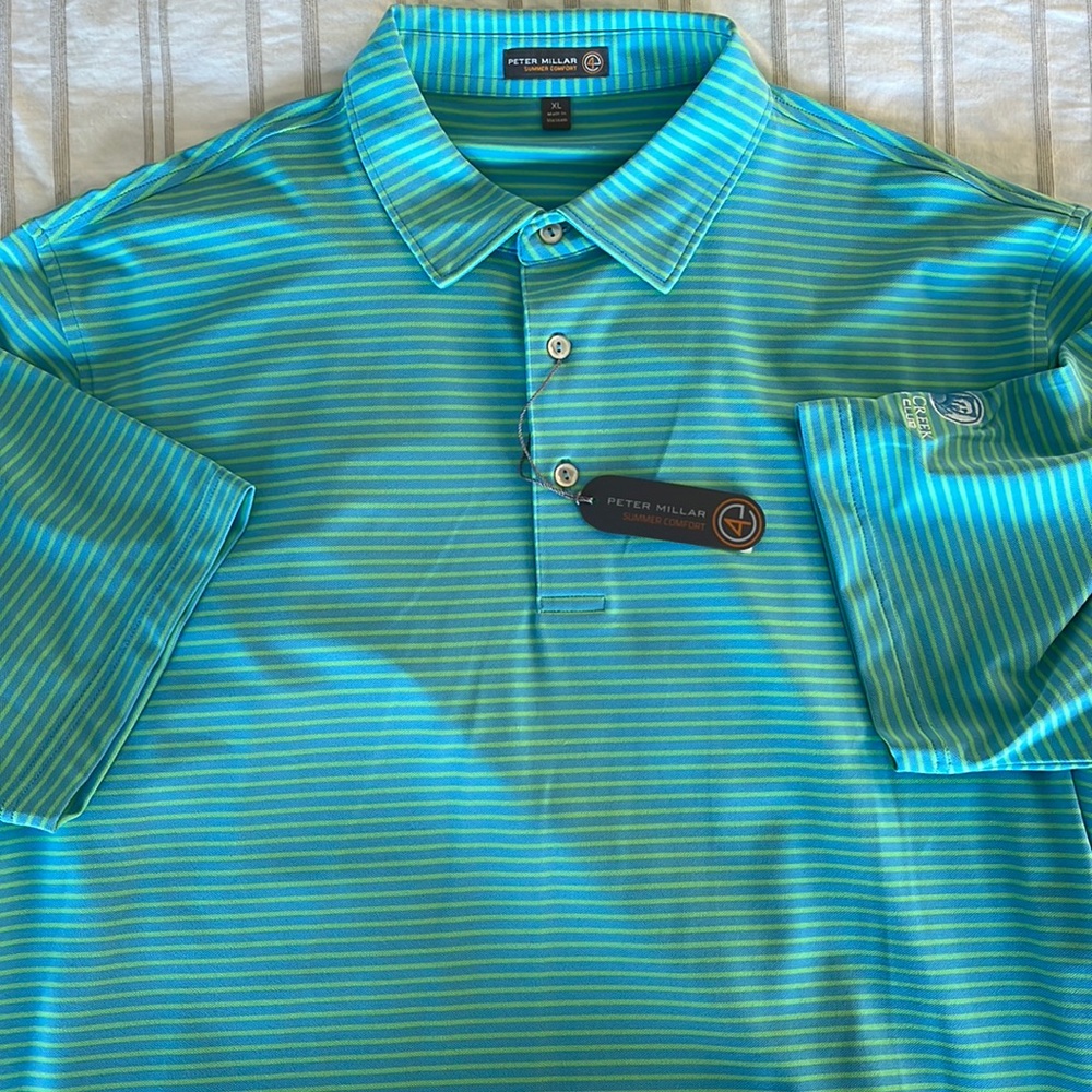 Nwt Peter millar golf shirt xl